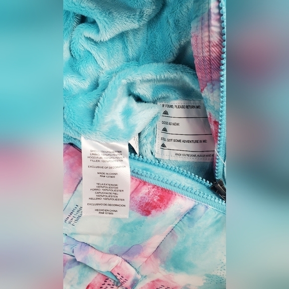 Snozu Winter Puffet Cotton‎ Candy Colors  Jacket with hat Size 6 - Picture 11 of 16